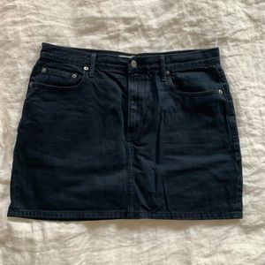 Vintage Gap Black Denim Skirt